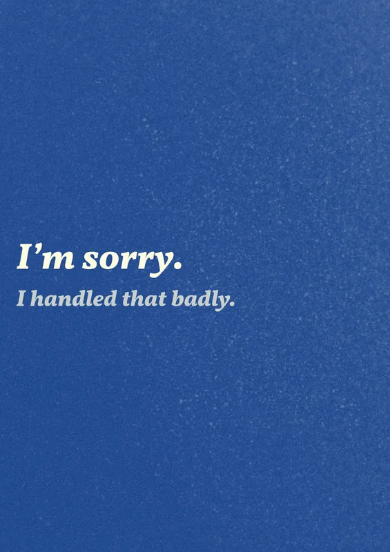 I Handled That Badly greeting card