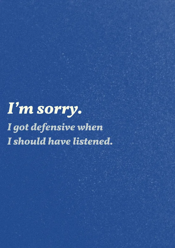 I Got Defensive greeting card