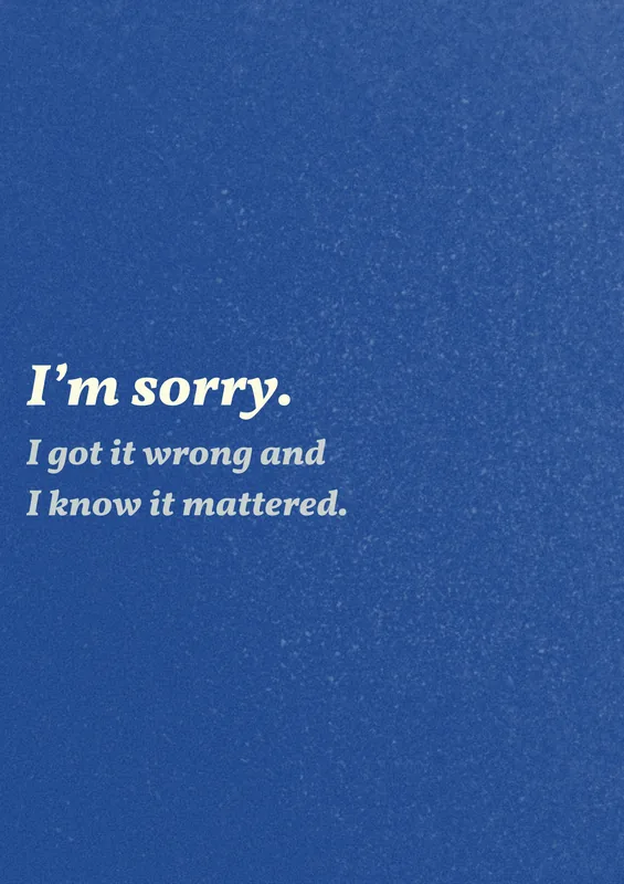 I Got It Wrong greeting card