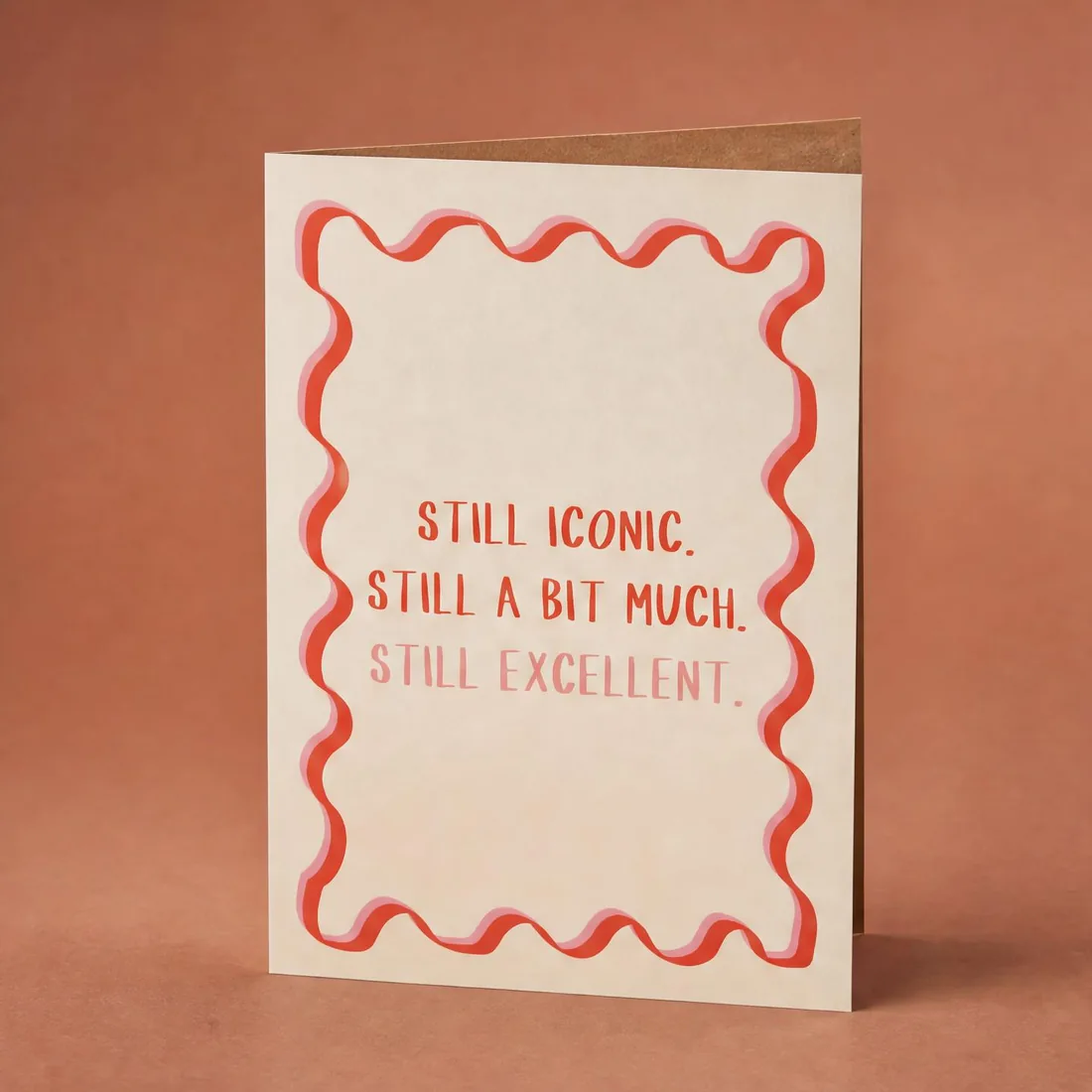 Still Iconic greeting card