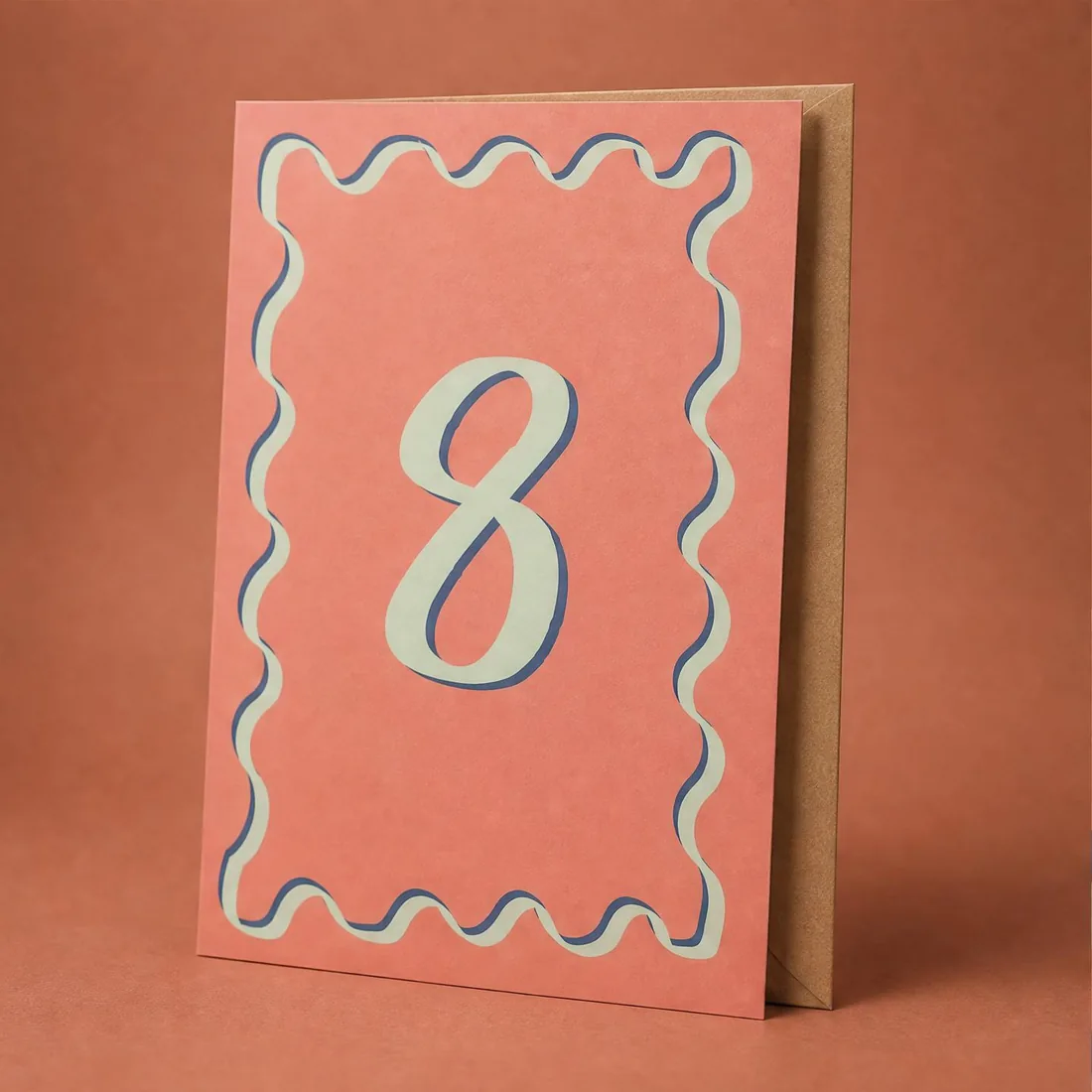 Milestone: 8th greeting card