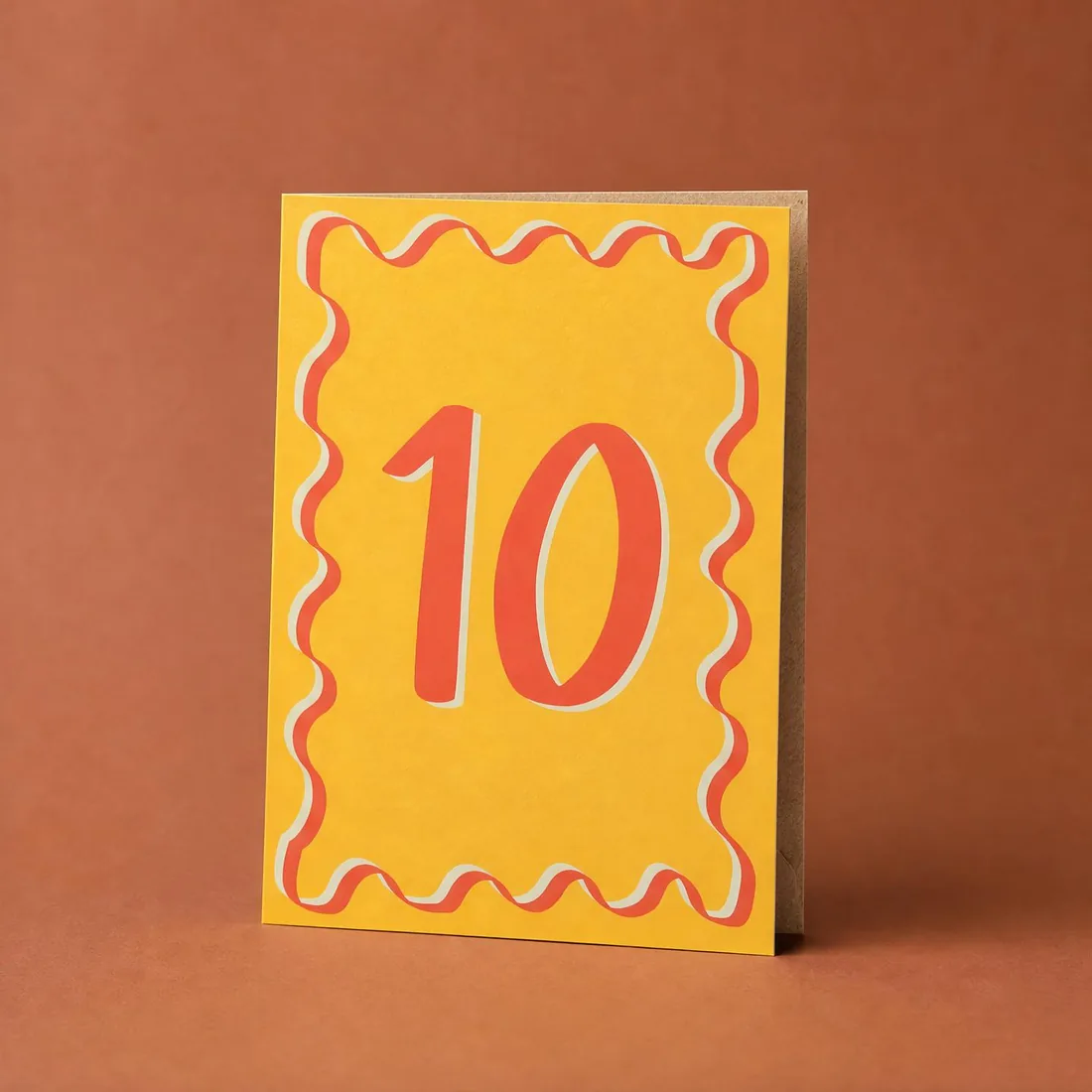 Milestone: 10th greeting card