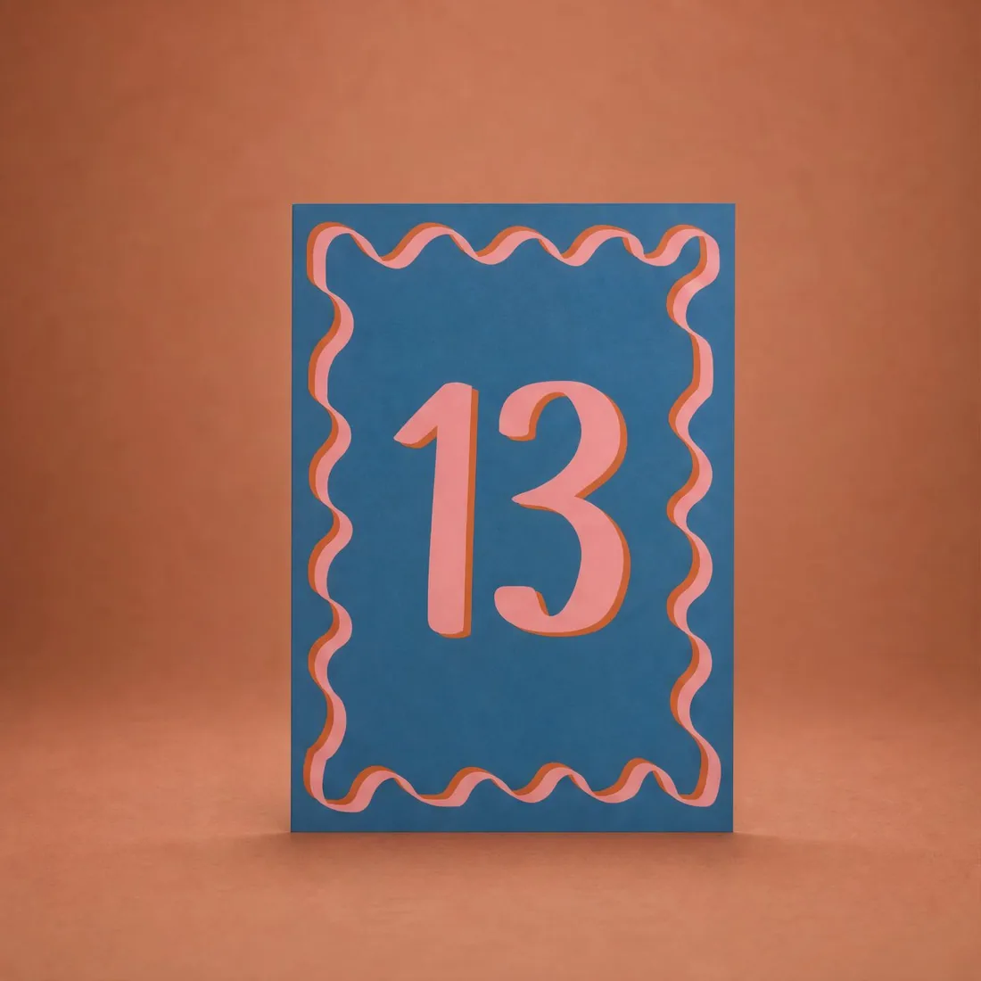 Milestone: 13th greeting card