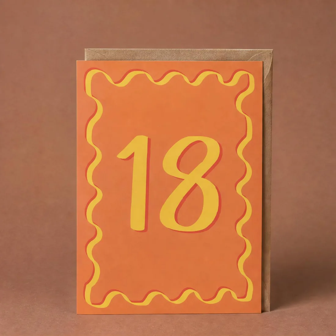Milestone: 18th greeting card