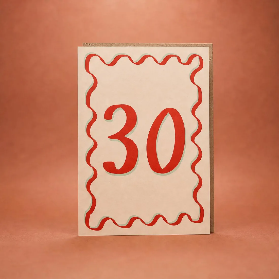 Milestone: 30th greeting card