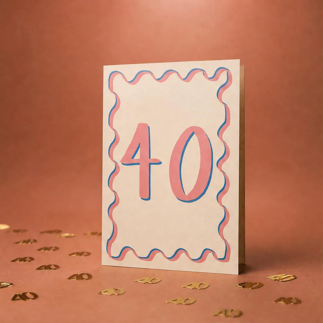 Milestone: 40th greeting card