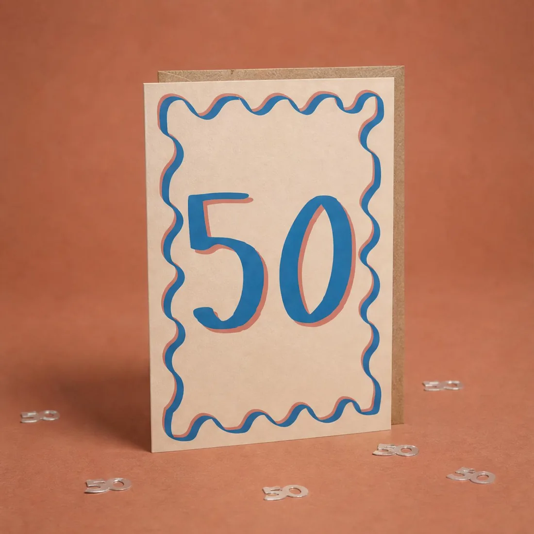 Milestone: 50th greeting card