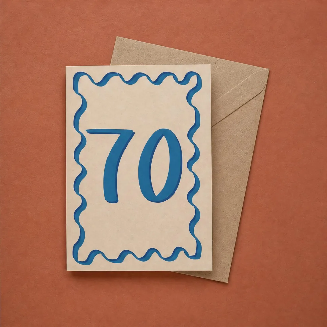 Milestone: 70th greeting card