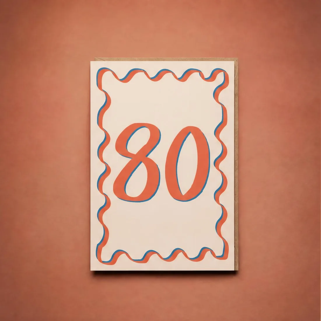 Milestone: 80th greeting card