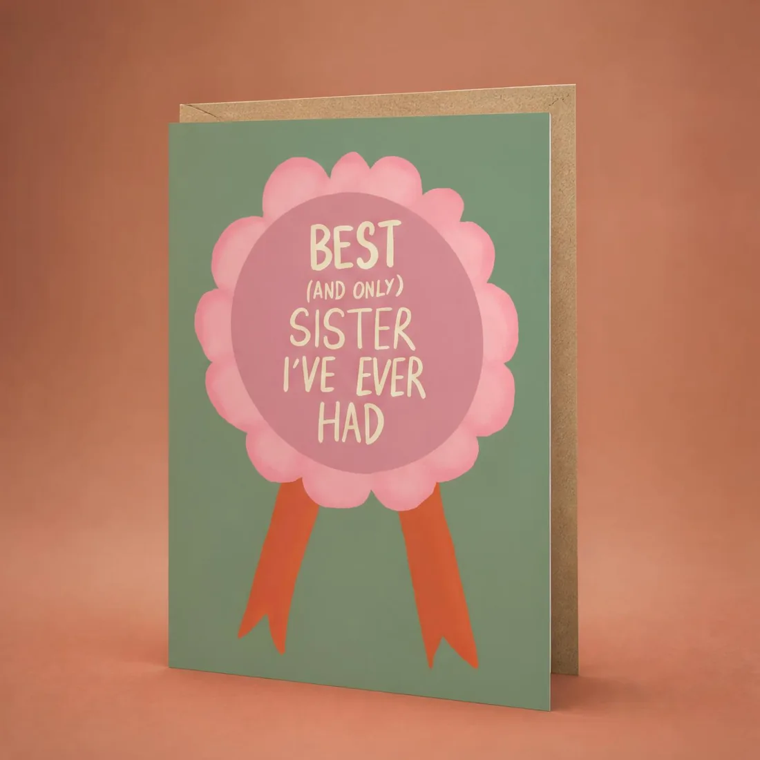 Best Sister greeting card