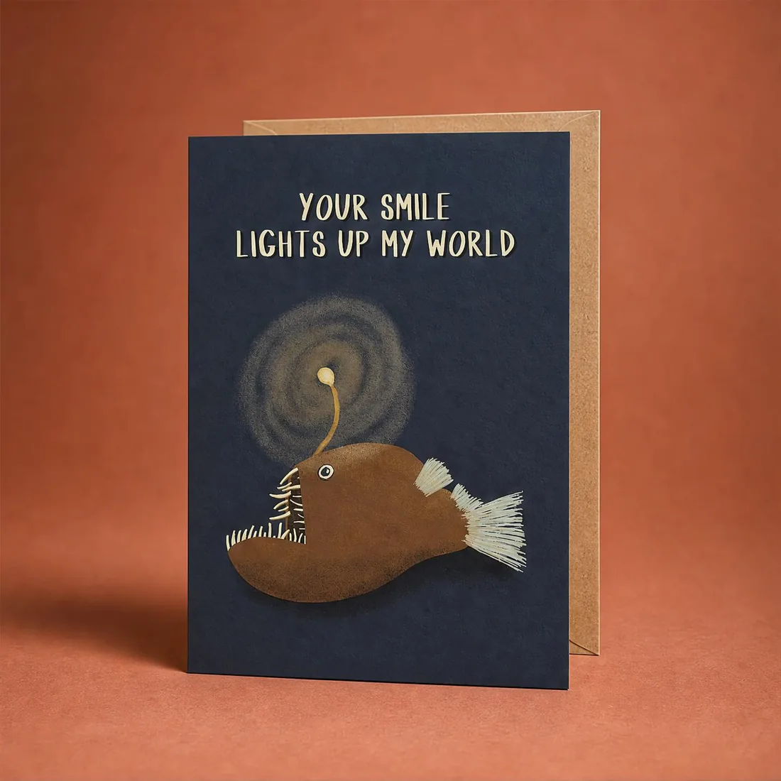 Smile Lights Up My World greeting card