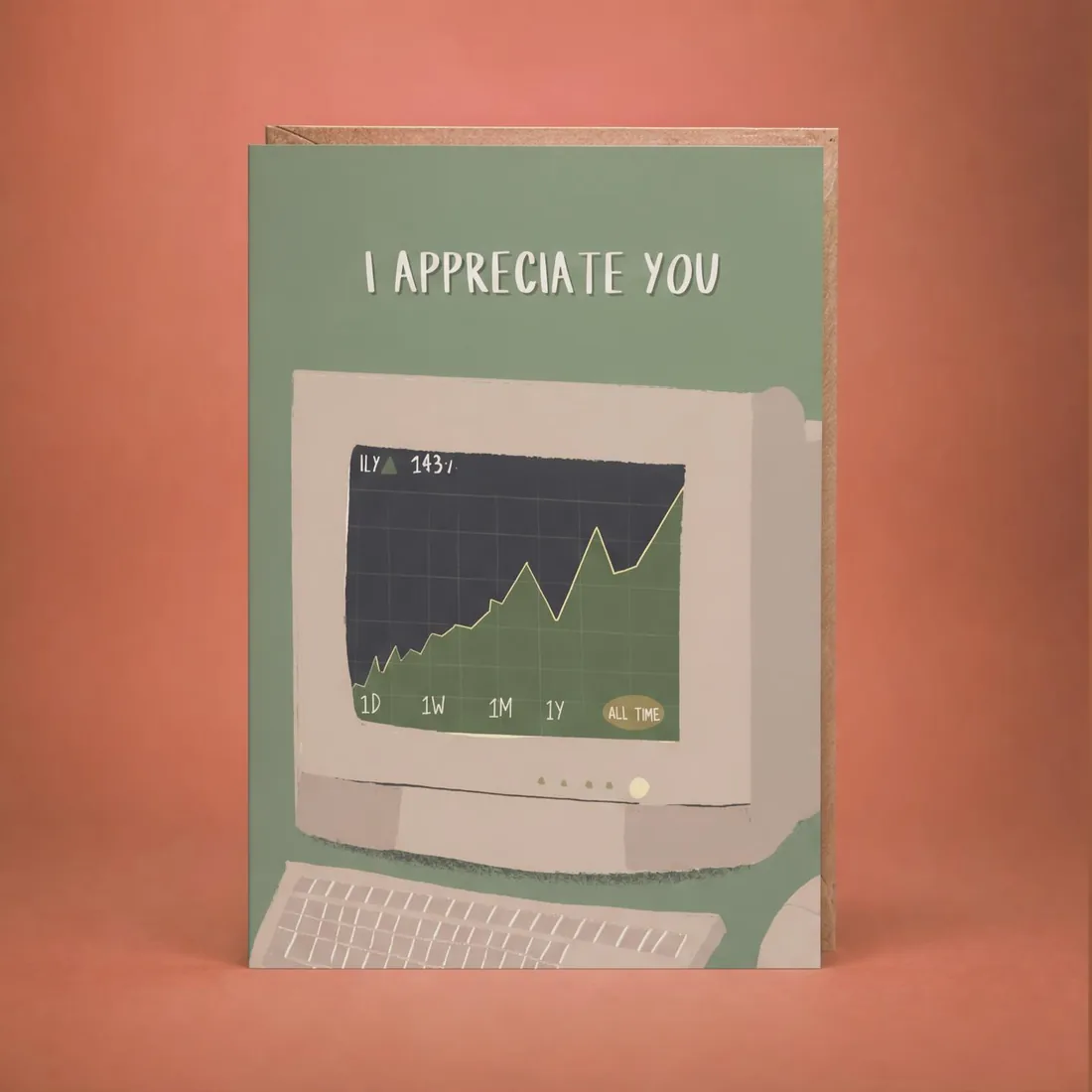 I Appreciate You greeting card