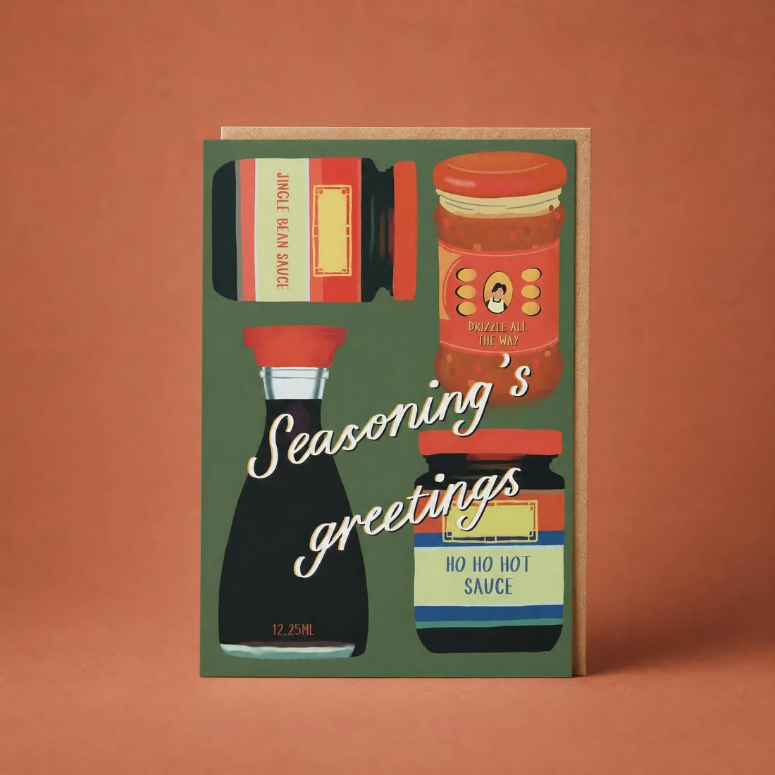 Seasoning's Greetings greeting card