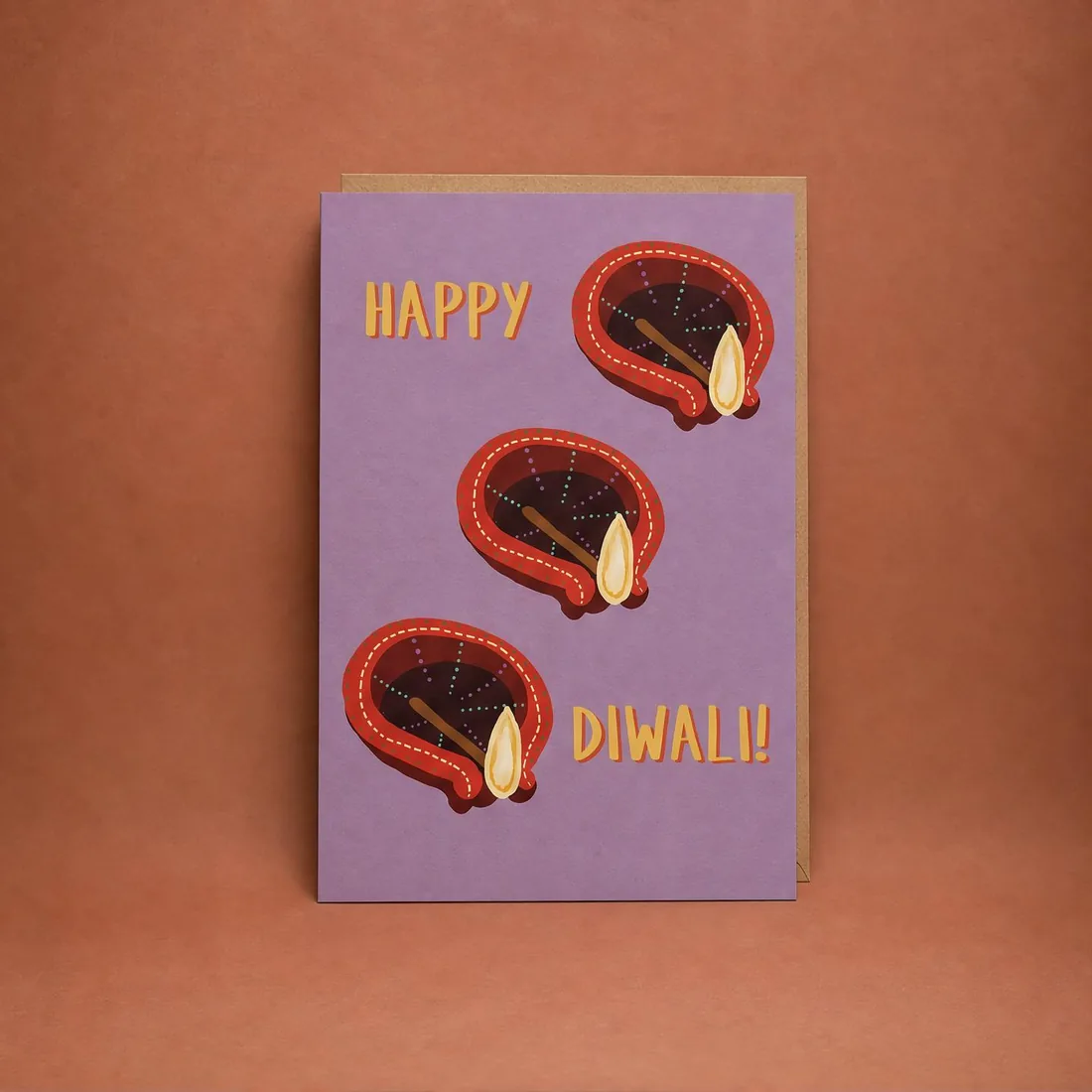 Happy Diwali greeting card