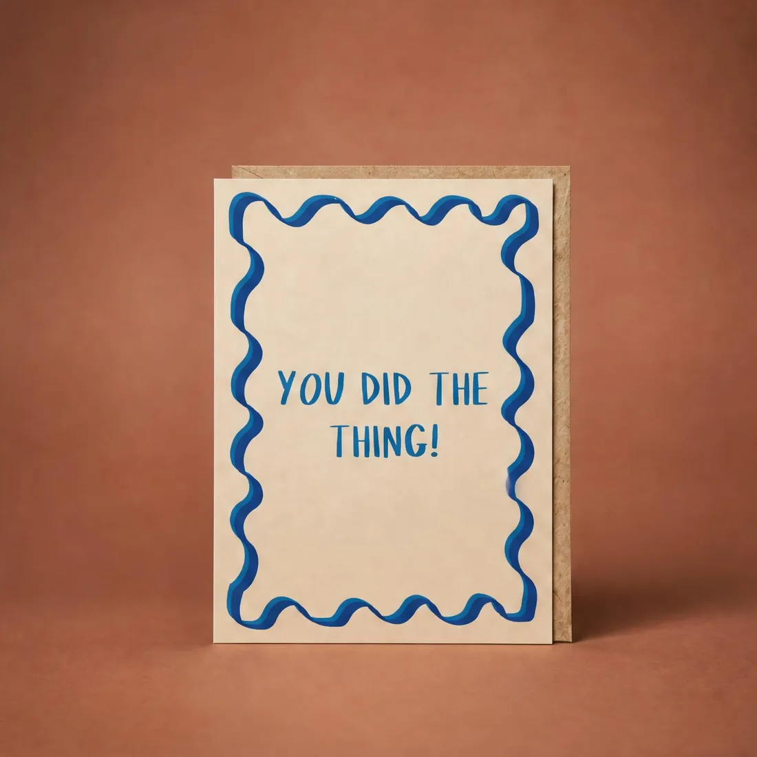 You Did the Thing greeting card