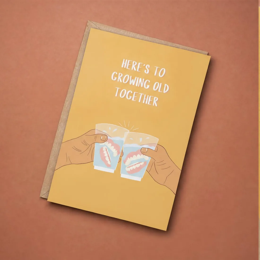 Growing Old Together greeting card