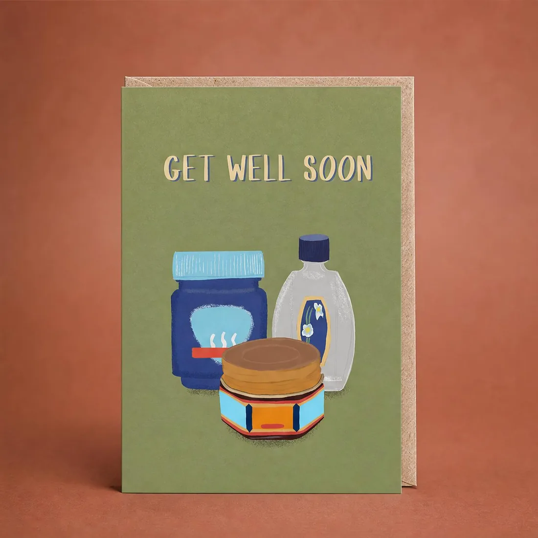 Get Well Soon greeting card