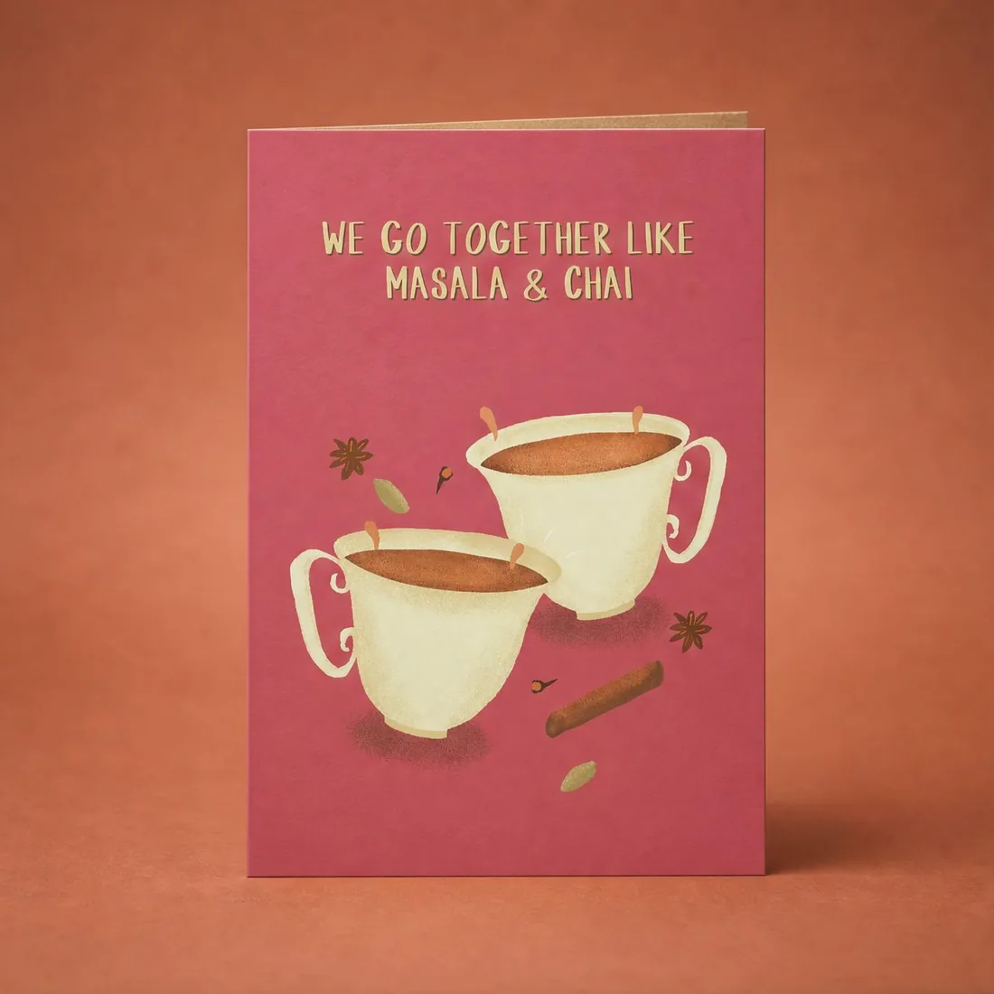 Masala and Chai greeting card