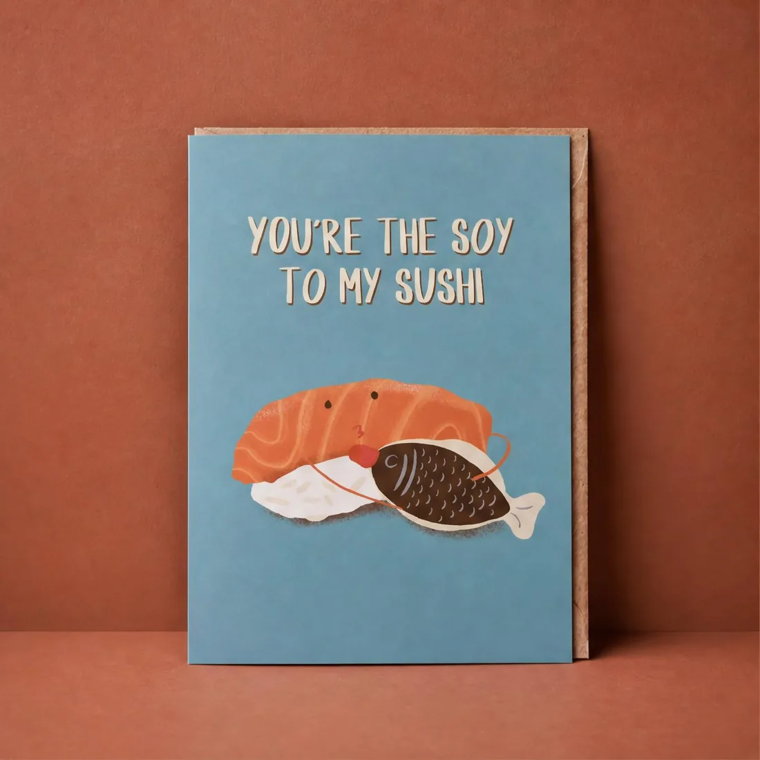 Soy to My Sushi greeting card
