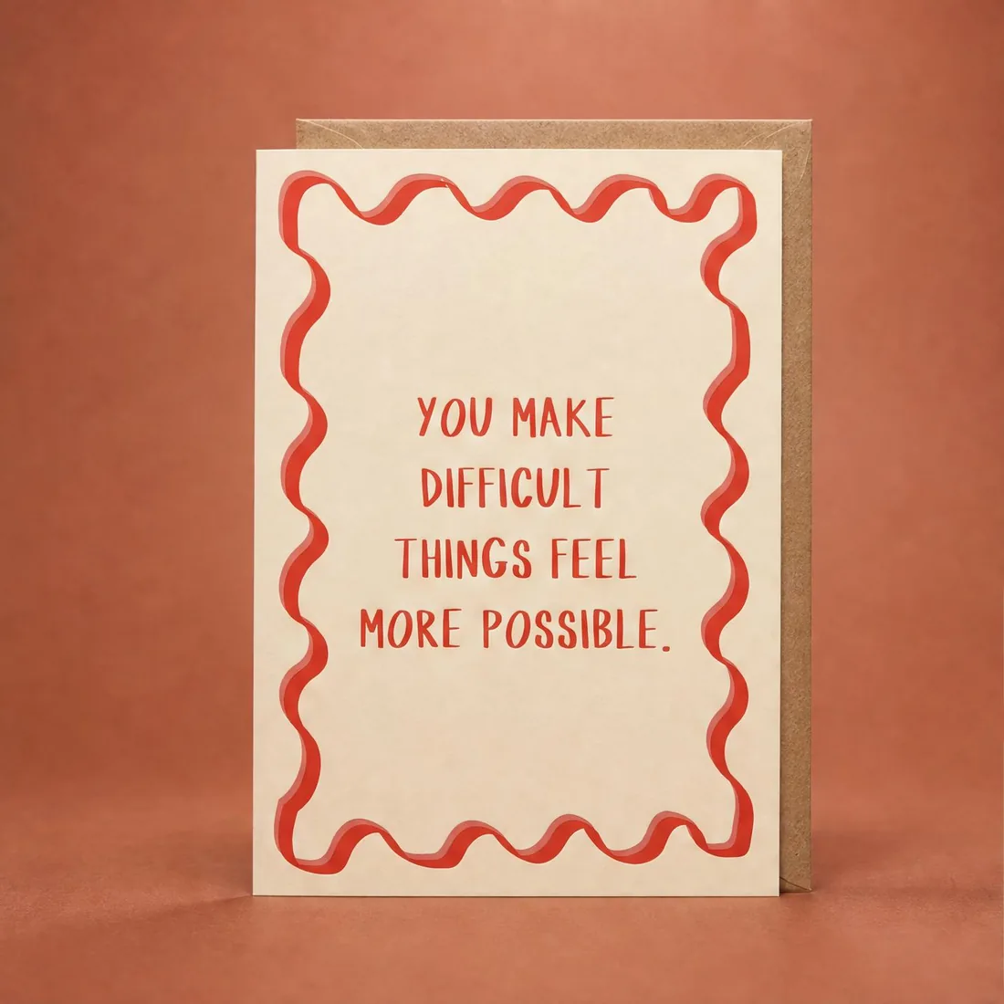 Difficult Things Feel Possible greeting card